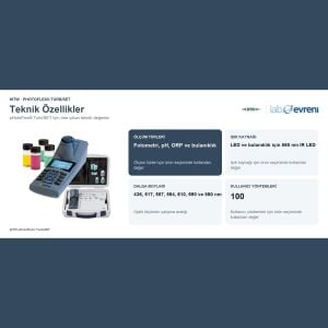 WTW pHotoFlex® Turb/SET Portatif Fotometre | 251210