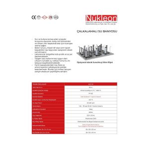 Nükleon NCS 30 Çalkalamalı Su Banyosu +5.. 99.9 °C / 30 L