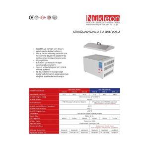 Nükleon NSS 30 Sirkülasyonlu Su Banyosu +5.. 99.9 °C / 30 L