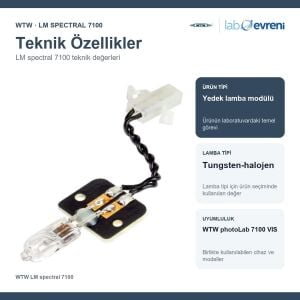 WTW LM spectral 7100 Yedek Halojen Lamba | 250215