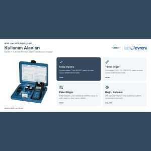 WTW Kal.Kit P Turb 355 IR/T Turbidimetre Aksesuarı | 600547