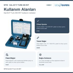 WTW Kal.Kit P Turb 355 IR/T Turbidimetre Aksesuarı | 600547