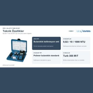 WTW Kal.Kit P Turb 355 IR/T Turbidimetre Aksesuarı | 600547