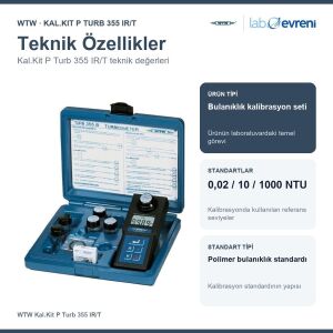 WTW Kal.Kit P Turb 355 IR/T Turbidimetre Aksesuarı | 600547