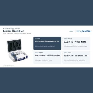 WTW Kal.Kit Turb 430/750 T Turbidimetre Aksesuarı | 600561