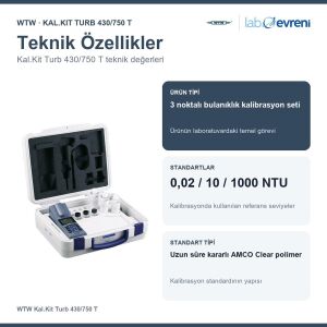 WTW Kal.Kit Turb 430/750 T Turbidimetre Aksesuarı | 600561