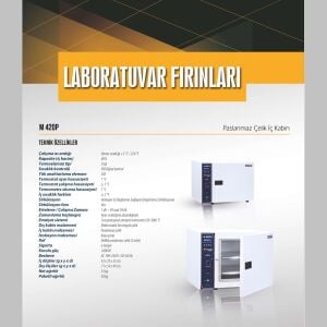 ELEKTROMAG M 420 P Fanlı Etüv | Paslanmaz Çelik İç Kabin | 48 Litre | 250
