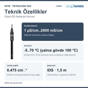WTW TetraCon® 925 Dijital IDS İletkenlik Hücresi | 301710