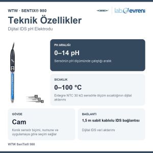 WTW SenTix® 980 Dijital IDS pH Elektrodu | 103780