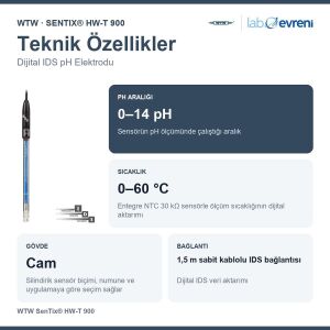 WTW SenTix® HW-T 900 Dijital IDS pH Elektrodu | 103753