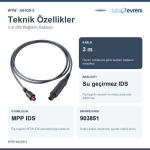 WTW AS/IDS-3 IDS Sensör Bağlantı Kablosu | 903851