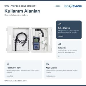 WTW ProfiLine Cond 3110 SET 1 Portatif İletkenlik Ölçer | TetraCon 325 Dahil | IP67 | 2CA101