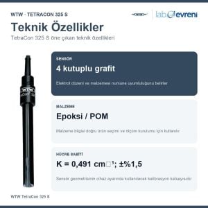 WTW TetraCon 325 S Macun Numuneler İçin İletkenlik Hücresi | 301602