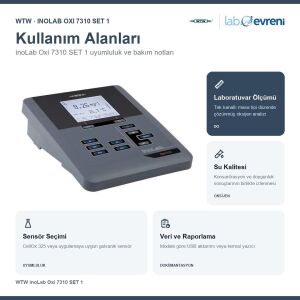 WTW inoLab Oxi 7310 SET 1 Masa Tipi Oksijen Ölçer | CellOx 325 Dahil | 1BA301