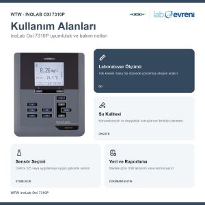 WTW inoLab Oxi 7310P Yazıcılı Masa Tipi Oksijen Ölçer | 1BA300P