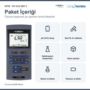 WTW ProfiLine pH 3310 Portatif pH/ORP Metre | Set 2 | SenTix 41 Dahil