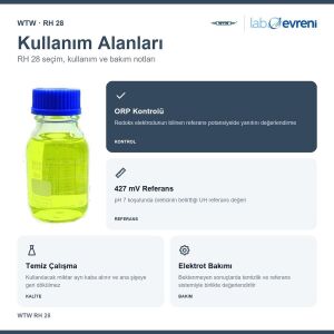 WTW RH 28 ORP Tampon Çözeltisi | 427 mV | 250 mL | 109740