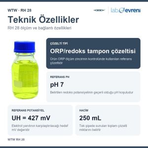 WTW RH 28 ORP Tampon Çözeltisi | 427 mV | 250 mL | 109740