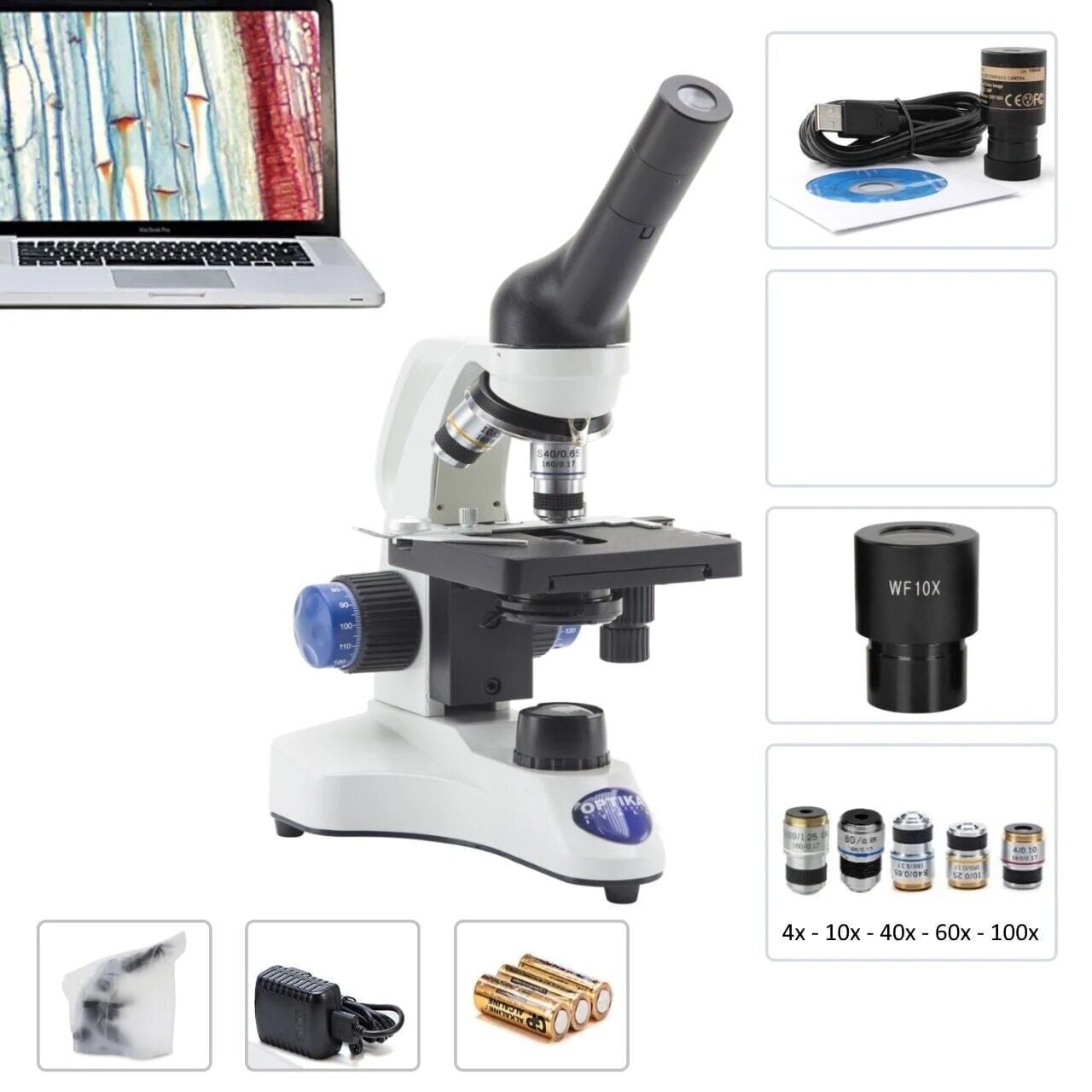 OPTIKA B-20CR Dijital Öğrenci Seti | 1000x
