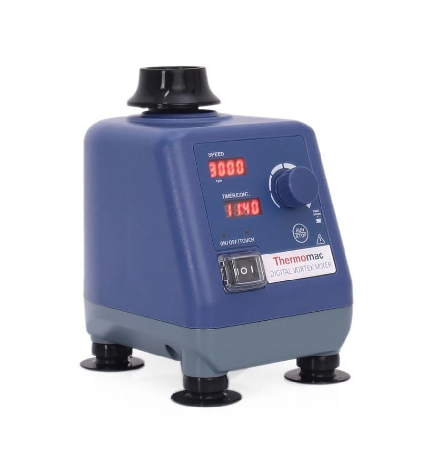 THERMOMAC TM 3000D Dijital Vorteks Tüp Karıştırıcı | Vortex | 3000 Rpm | 50 ml